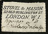 Dinner suit, Stovel &amp; Mason (British), wool, silk, British