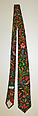 Necktie, Liberty & Co.  British, silk, British