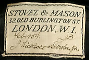 Coat, Stovel &amp; Mason (British), wool, British