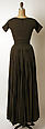 Dress, James Galanos (American, Philadelphia, Pennsylvania, 1924–2016 West Hollywood, California), wool, American