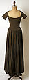 Dress, James Galanos (American, Philadelphia, Pennsylvania, 1924–2016 West Hollywood, California), wool, American
