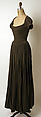 Dress, James Galanos (American, Philadelphia, Pennsylvania, 1924–2016 West Hollywood, California), wool, American