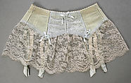 Garter belt, House of Dior (French, founded 1946), nylon, French