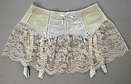 Garter belt, House of Dior (French, founded 1946), nylon, French
