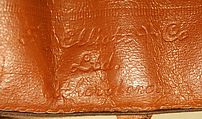 Hunting ensemble, (a–e) Abercrombie and Fitch Co. (American, founded 1892), (a, b) wool
(c) cotton
(d) wool, leather, fur
(e–h) leather, American