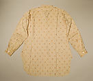 Dress shirt, A. Sulka &amp; Company (French, 1893–2002), silk, American