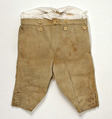 Hunting ensemble, wool, linen, silk, leather, British