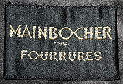 Jacket, Mainbocher (French and American, founded 1930), fur, American