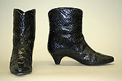 Cowboy boots, Susan Bennis/Warren Edwards (American, 1977–1997), leather, American
