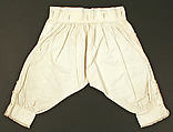 Drawers, cotton, American