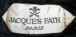 Evening dress, Jacques Fath (French, 1912–1954), silk, French