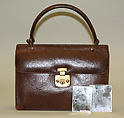 Purse, Gucci (Italian, founded 1921), leather, brass, Italian