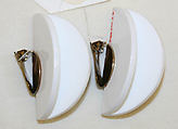 Clip earrings, Bill Blass Ltd.  American, plastic (acrylic), American