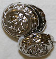 Button, Tess Sholom, metal, American