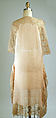 Nightgown, silk, cotton, American or European