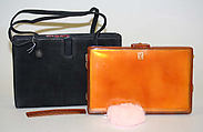 Purse, leather, plastic, American or European