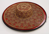 Hat, (a) grass or rush  
(b, c) lacquered bamboo, British