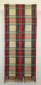 Shawl, silk, probably British