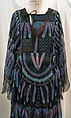 Evening ensemble, Zandra Rhodes (British, founded 1969), silk, British