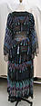Evening ensemble, Zandra Rhodes (British, founded 1969), silk, British