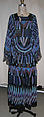 Evening ensemble, Zandra Rhodes (British, founded 1969), silk, British