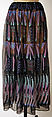 Evening ensemble, Zandra Rhodes (British, founded 1969), silk, British