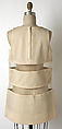 Ensemble, (a–d) Rudi Gernreich (American (born Austria), Vienna 1922–1985 Los Angeles, California), (a, c, d) wool, plastic (vinly)
(b) wool
(e,f) leather, plastic (vinyl), American