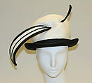 Hat, Yves Saint Laurent (French, founded 1961), straw, French