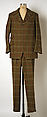 Suit, wool, synthetic fiber, British