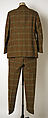 Suit, wool, synthetic fiber, British