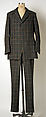 Suit, wool, synthetic fiber, British