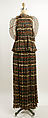 Evening dress, rayon, American