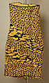 Evening ensemble, Emanuel Ungaro (French, 1933–2019), a) silk
b-d) metal, glass, French
