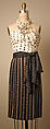 Ensemble, Emanuel Ungaro (French, 1933–2019), Silk, plastic, glass, metal, French