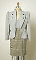 Suit, Valentino S.p.A. (Italian, founded 1959), a) wool
b) silk
c) wool, Italian