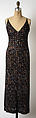 Evening dress, Attributed to James Galanos (American, Philadelphia, Pennsylvania, 1924–2016 West Hollywood, California), silk, American