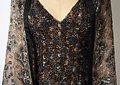 Evening dress, Attributed to James Galanos (American, Philadelphia, Pennsylvania, 1924–2016 West Hollywood, California), silk, American