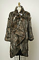 Jacket, Fendi (Italian, founded 1925), squirrel fur, Italian