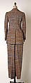 Ensemble, House of Dior (French, founded 1946), wool, silk, leather, French