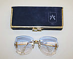 Eyeglasses, plastic (polyvinyl chloride, cellulose acetate), metal (brass), Swedish