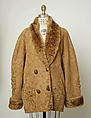 Coat, Fendi (Italian, founded 1925), fur (sheepskin), plastic, Italian