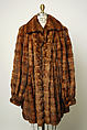 Coat, Fendi (Italian, founded 1925), fur (mink?), Italian