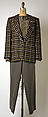 Ensemble, Giorgio Armani (Italian, founded 1974), silk, wool, Italian