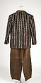 Ensemble, Giorgio Armani (Italian, founded 1974), wool, alpaca, leather, Italian