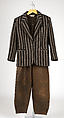 Ensemble, Giorgio Armani (Italian, founded 1974), wool, alpaca, leather, Italian