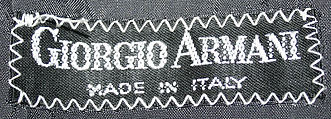 Ensemble, Giorgio Armani (Italian, founded 1974), wool blend, silk, linen, Italian