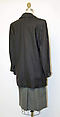 Ensemble, Yves Saint Laurent (French, founded 1961), a, c) wool
b) silk
d) fur, French