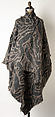 Cape, Issey Miyake (Japanese, 1938–2022), wool, acrylic, other blend, Japanese