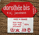 Cap, Dorothée Bis (French, founded 1962), wool, French