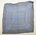 Handkerchief, Zandra Rhodes  British, silk, British